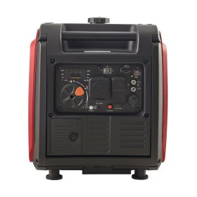 VEVOR Inverter Generator, 4200W Peak Watt Quiet Inverter Generator, Electric Start Inverters Generators for Home Outdoor, Gas Powered, Stable Power