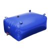 VEVOR 400L/105.7 Gallon Water Storage Bladder, RV Water Tank, 1000D Blue PVC Collapsible Water Storage Containers, Large Capacity Soft Water Bag