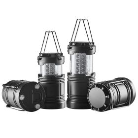 VEVOR LED Camping Lanterns, 4 Pack, Magnetic Base, Battery Powered Lights, Lightweight Hanging Collapsible Lights, Ideal for Outdoor Camping Hiking