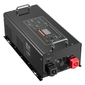 VEVOR Pure Sine Wave Inverter Charger, 5000 Watt, DC 24V to AC 120V Power Inverter with LCD Display, Remote Control