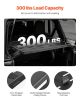 VEVOR Rear Trunk Cargo Rack, for 2007-2024 Jeep Wrangler JK, 300 lbs Capacity, Carbon Steel Basket Tray Interior Storage Luggage Carrier with Net