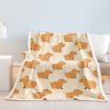Capybaras Blanket Gift for Girls Boys Kids Animals Lovers Soft Flannel Blankets Cutes Capybara Cozy Throws