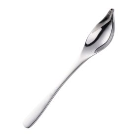 Household Kitchen Stainless Steel Seasoning Spoon Oil Spoon (Color: Silver, Type: Tableware)