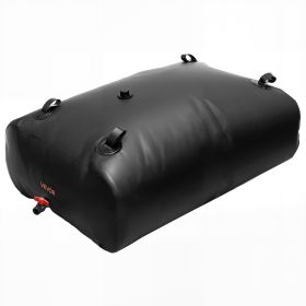 VEVOR Water Storage Bladder, 87 Gallon (330L) Water Storage Container Tank, 1000D PVC Large Capacity Soft Bag Bladder (Color: Black, Capacity: 330L)